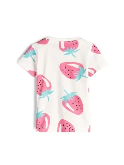 GATE Bawełniana koszulka z nadrukiem|Dzieci Dziewczynki·Koszulki I Topy