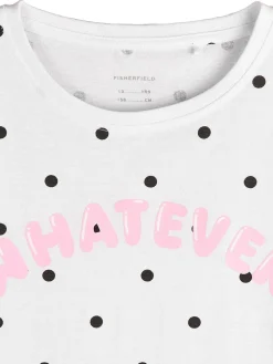 GATE Bawełniana koszulka z nadrukiem|Dzieci Dziewczynki·Koszulki I Topy