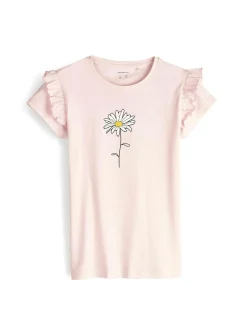 GATE Bawełniana koszulka z nadrukiem|Dzieci Dziewczynki·Koszulki I Topy