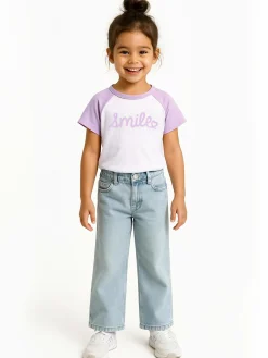 GATE Bawełniana koszulka z nadrukiem|Dzieci Dziewczynki·Koszulki I Topy