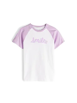 GATE Bawełniana koszulka z nadrukiem|Dzieci Dziewczynki·Koszulki I Topy