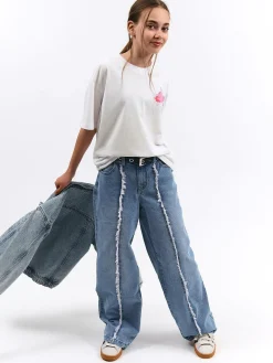 GATE Bawełniana koszulka z nadrukiem|Dzieci Dziewczynki·Koszulki I Topy