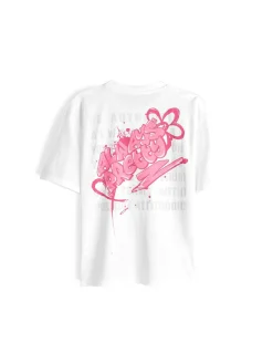 GATE Bawełniana koszulka z nadrukiem|Dzieci Dziewczynki·Koszulki I Topy