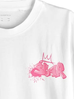 GATE Bawełniana koszulka z nadrukiem|Dzieci Dziewczynki·Koszulki I Topy