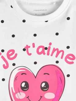 GATE Bawełniana koszulka z nadrukiem|Dzieci Dziewczynki·Koszulki I Topy