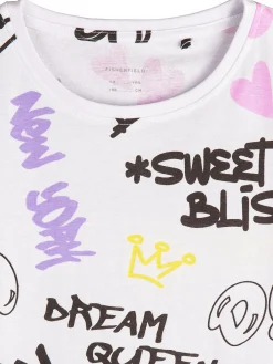 GATE Bawełniana koszulka z nadrukiem|Dzieci Dziewczynki·Koszulki I Topy