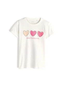 GATE Bawełniana koszulka z nadrukiem|Dzieci Dziewczynki·Koszulki I Topy