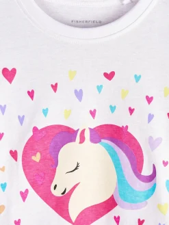 GATE Bawełniana koszulka z nadrukiem|Dzieci Dziewczynki·Koszulki I Topy