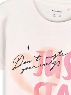 GATE Bawełniana koszulka z nadrukiem|Dzieci Dziewczynki·Koszulki I Topy