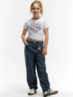 GATE Bawełniana koszulka z nadrukiem|Dzieci Dziewczynki·Koszulki I Topy