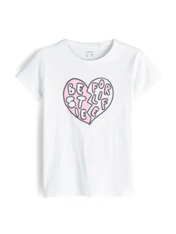 GATE Bawełniana koszulka z nadrukiem|Dzieci Dziewczynki·Koszulki I Topy