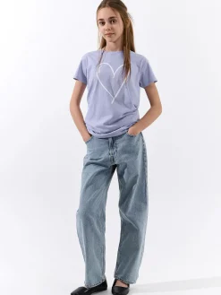 GATE Bawełniana koszulka z nadrukiem|Dzieci Dziewczynki·Koszulki I Topy