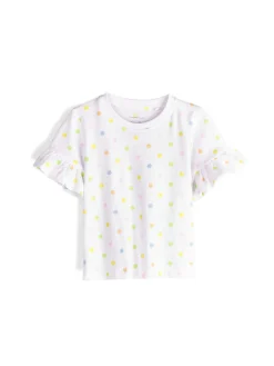 GATE Bawełniana koszulka z nadrukiem|Dzieci Dziewczynki·Koszulki I Topy