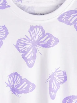 GATE Bawełniana koszulka z nadrukiem|Dzieci Dziewczynki·Koszulki I Topy