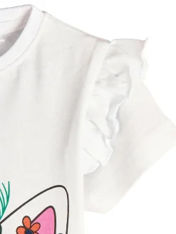 GATE Bawełniana koszulka z nadrukiem|Dzieci Dziewczynki·Koszulki I Topy