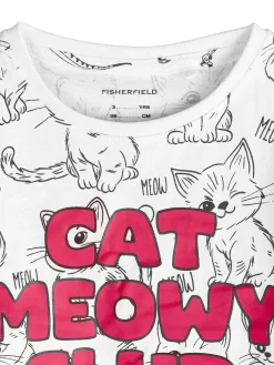 GATE Bawełniana koszulka z nadrukiem|Dzieci Dziewczynki·Koszulki I Topy