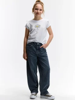 GATE Bawełniana koszulka z nadrukiem|Dzieci Dziewczynki·Koszulki I Topy