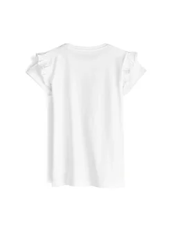 GATE Bawełniana koszulka z nadrukiem|Dzieci Dziewczynki·Koszulki I Topy