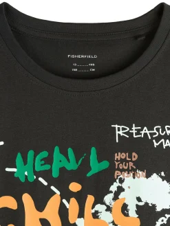 GATE Bawełniana koszulka z nadrukiem|Dzieci Dziewczynki·Koszulki I Topy