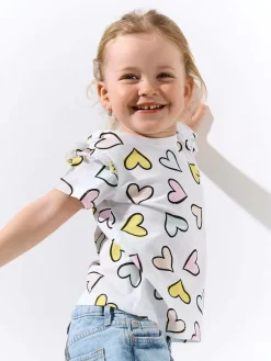 GATE Bawełniana koszulka z nadrukiem|Dzieci Dziewczynki·Koszulki I Topy