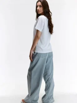 GATE Bawełniana koszulka z nadrukiem| Koszulki I Topy·Koszulki|Koszulki I Topy·Koszulki Z Nadrukiem