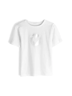 GATE Bawełniana koszulka z nadrukiem| Koszulki I Topy·Koszulki|Koszulki I Topy·Koszulki Z Nadrukiem