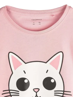 GATE Bawełniana koszulka z nadrukiem|Dzieci Dziewczynki·Koszulki I Topy