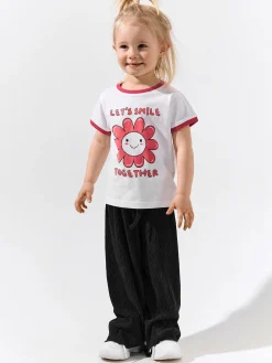 GATE Bawełniana koszulka z nadrukiem|Dzieci Dziewczynki·Koszulki I Topy