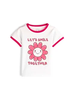 GATE Bawełniana koszulka z nadrukiem|Dzieci Dziewczynki·Koszulki I Topy