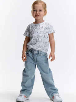 GATE Bawełniana koszulka z nadrukiem|Dzieci Dziewczynki·Koszulki I Topy