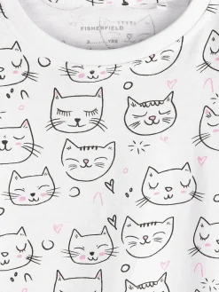 GATE Bawełniana koszulka z nadrukiem|Dzieci Dziewczynki·Koszulki I Topy