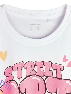 GATE Bawełniana koszulka z nadrukiem|Dzieci Dziewczynki·Koszulki I Topy