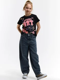 GATE Bawełniana koszulka z nadrukiem|Dzieci Dziewczynki·Koszulki I Topy