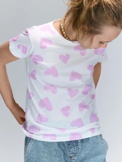 GATE Bawełniana koszulka z nadrukiem|Dzieci Dziewczynki·Koszulki I Topy