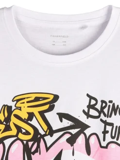 GATE Bawełniana koszulka z nadrukiem|Dzieci Dziewczynki·Koszulki I Topy