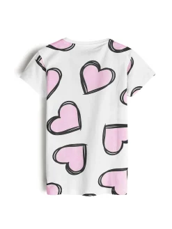 GATE Bawełniana koszulka z nadrukiem|Dzieci Dziewczynki·Koszulki I Topy