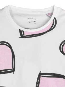 GATE Bawełniana koszulka z nadrukiem|Dzieci Dziewczynki·Koszulki I Topy