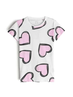 GATE Bawełniana koszulka z nadrukiem|Dzieci Dziewczynki·Koszulki I Topy