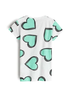 GATE Bawełniana koszulka z nadrukiem|Dzieci Dziewczynki·Koszulki I Topy