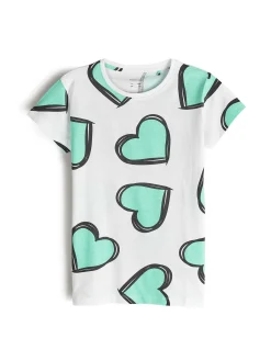 GATE Bawełniana koszulka z nadrukiem|Dzieci Dziewczynki·Koszulki I Topy