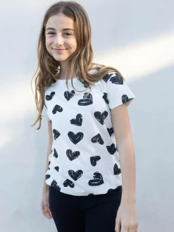 GATE Bawełniana koszulka z nadrukiem|Dzieci Dziewczynki·Koszulki I Topy