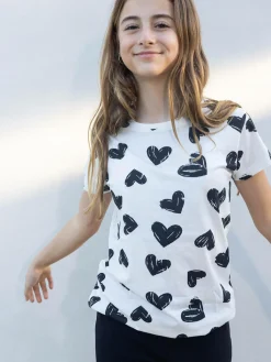 GATE Bawełniana koszulka z nadrukiem|Dzieci Dziewczynki·Koszulki I Topy