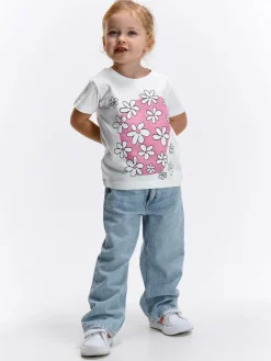 GATE Bawełniana koszulka z nadrukiem|Dzieci Dziewczynki·Koszulki I Topy