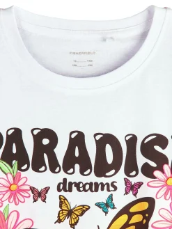 GATE Bawełniana koszulka z nadrukiem|Dzieci Dziewczynki·Koszulki I Topy