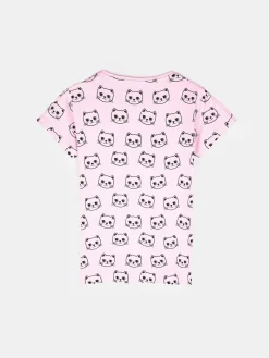 GATE Bawełniana koszulka z nadrukiem|Dzieci Dziewczynki·Koszulki I Topy