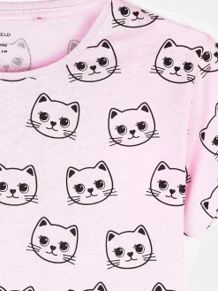 GATE Bawełniana koszulka z nadrukiem|Dzieci Dziewczynki·Koszulki I Topy