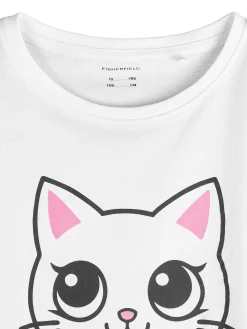 GATE Bawełniana koszulka z nadrukiem|Dzieci Dziewczynki·Koszulki I Topy