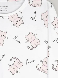 GATE Bawełniana koszulka z nadrukiem|Dzieci Dziewczynki·Koszulki I Topy