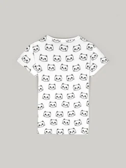 GATE Bawełniana koszulka z nadrukiem|Dzieci Dziewczynki·Koszulki I Topy