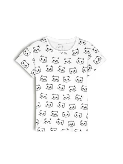 GATE Bawełniana koszulka z nadrukiem|Dzieci Dziewczynki·Koszulki I Topy